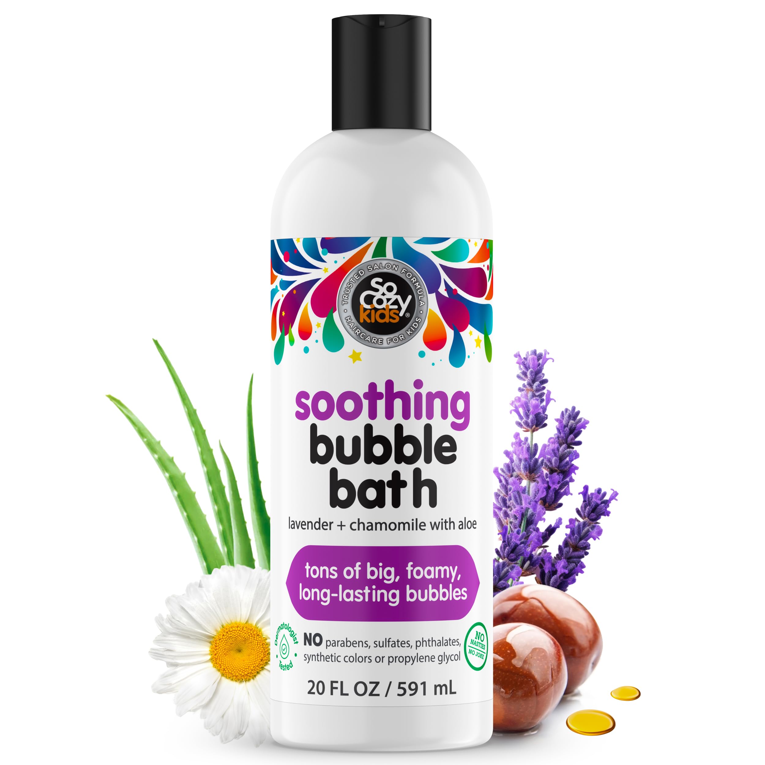 Amazon.com : SoCozy Soothing Bubble Bath for Kids, Lavender